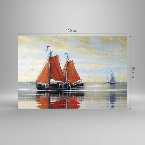 Impression sur verre - Image sur verre - He, navigue, marin - 120x80 cm