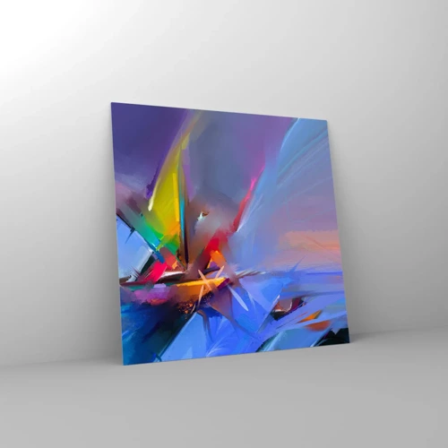 Impression sur verre - Image sur verre - Hélices comme un oiseau - 70x70 cm