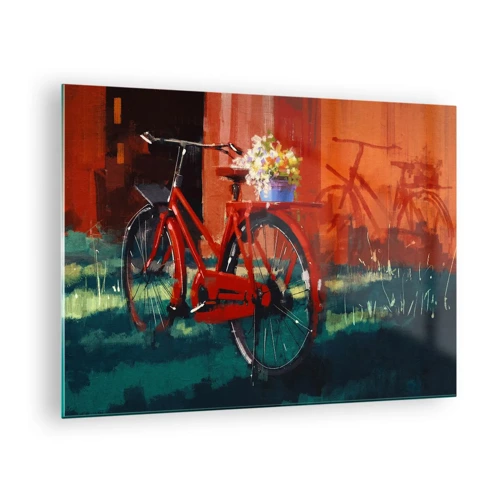 Impression sur verre - Image sur verre - I want to ride my bicycle - 70x50 cm