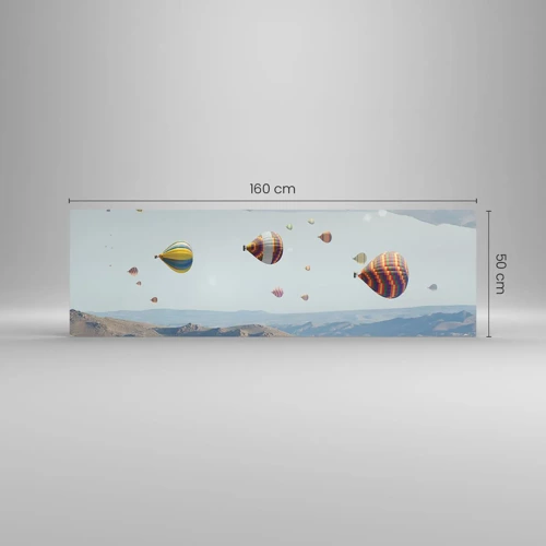 Impression sur verre - Image sur verre - Ici, tout est possible - 160x50 cm