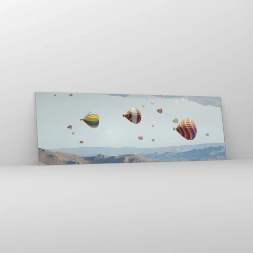 Impression sur verre - Image sur verre - Ici, tout est possible - 90x30 cm