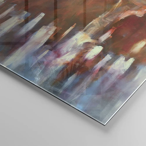 Impression sur verre - Image sur verre - Identiques sous la pluie et dans le brouillard - 30x30 cm