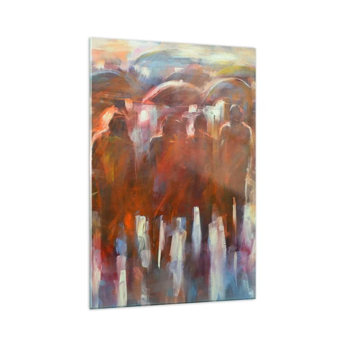 Impression sur verre - Image sur verre - Identiques sous la pluie et dans le brouillard - 70x100 cm