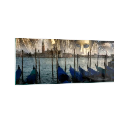 Impression sur verre - Image sur verre - Il est temps de commencer le carnaval - 100x40 cm