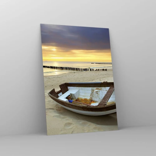 Impression sur verre - Image sur verre - Il n'y a pas de plus belles plages - 50x70 cm