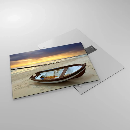 Impression sur verre - Image sur verre - Il n'y a pas de plus belles plages - 70x50 cm