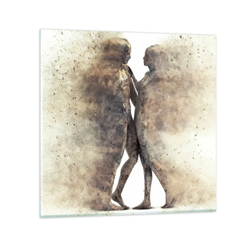 Impression sur verre - Image sur verre - Ils sont sortis de la poussière pour aimer - 30x30 cm