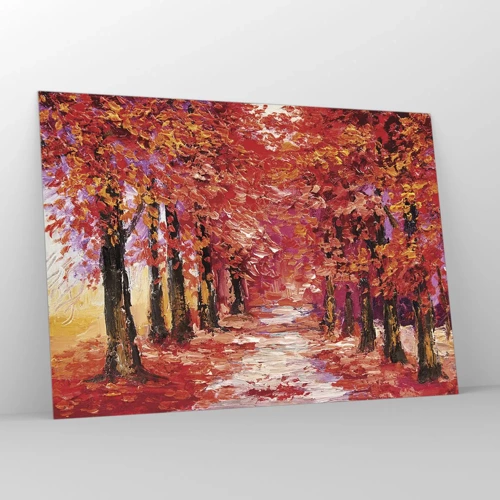 Impression sur verre - Image sur verre - Impression d'automne - 100x70 cm