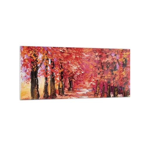 Impression sur verre - Image sur verre - Impression d'automne - 120x50 cm