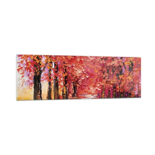 Impression sur verre - Image sur verre - Impression d'automne - 160x50 cm