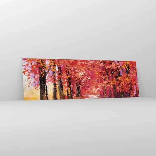 Impression sur verre - Image sur verre - Impression d'automne - 160x50 cm