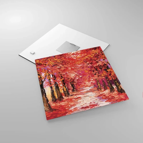 Impression sur verre - Image sur verre - Impression d'automne - 30x30 cm