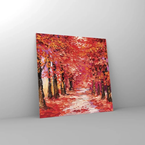 Impression sur verre - Image sur verre - Impression d'automne - 30x30 cm