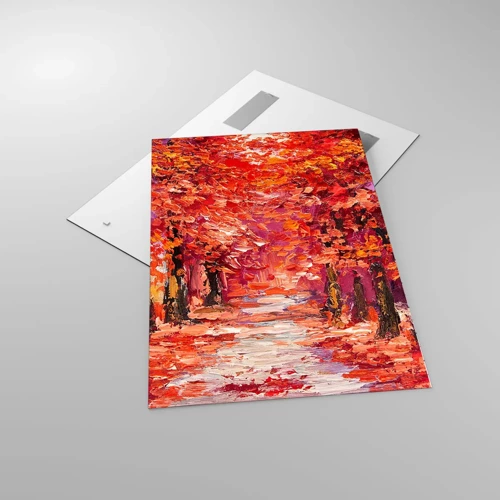 Impression sur verre - Image sur verre - Impression d'automne - 70x100 cm