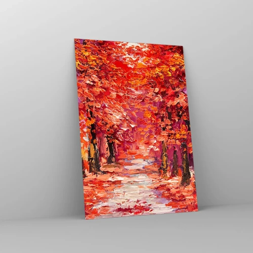 Impression sur verre - Image sur verre - Impression d'automne - 70x100 cm