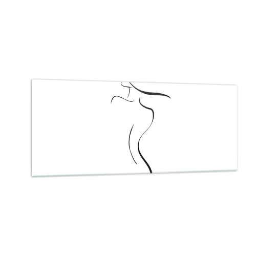 Impression sur verre - Image sur verre - Insaisissable comme une vague - 100x40 cm