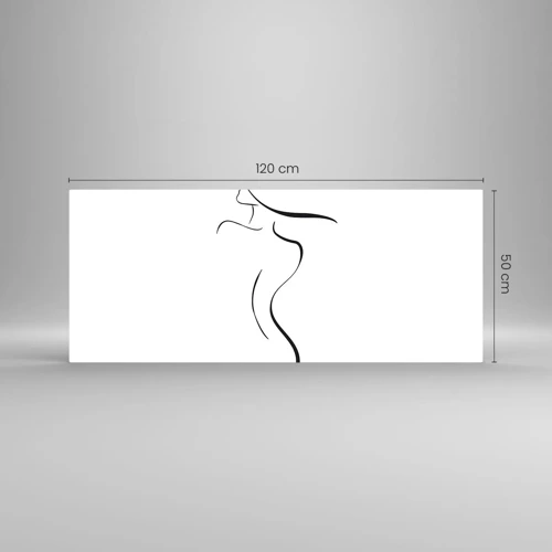 Impression sur verre - Image sur verre - Insaisissable comme une vague - 120x50 cm