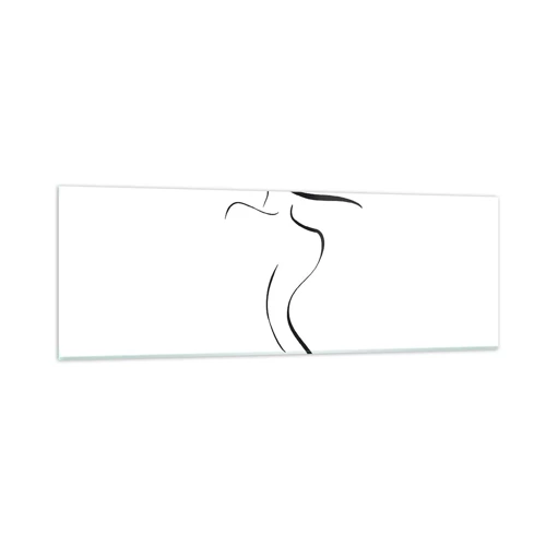 Impression sur verre - Image sur verre - Insaisissable comme une vague - 90x30 cm