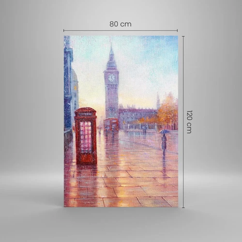 Impression sur verre - Image sur verre - Jour automnal londonien - 80x120 cm