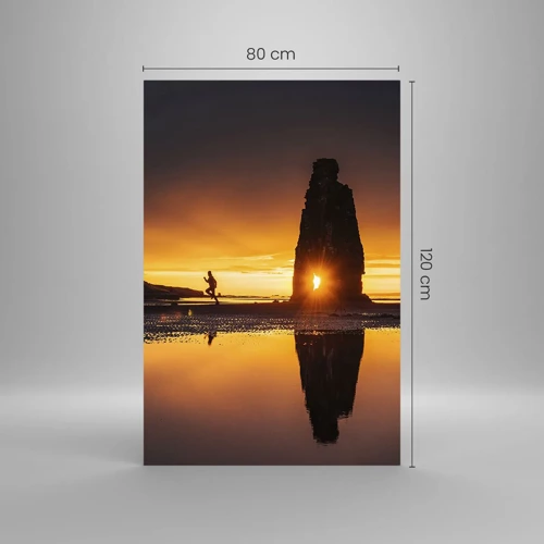 Impression sur verre - Image sur verre - Juste vous et la nature - 80x120 cm