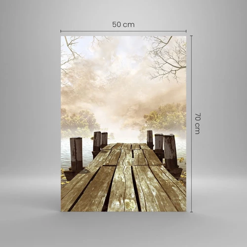 Impression sur verre - Image sur verre - La douce tristesse de l'automne - 50x70 cm