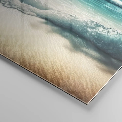 Impression sur verre - Image sur verre - La paix de l'océan - 60x60 cm