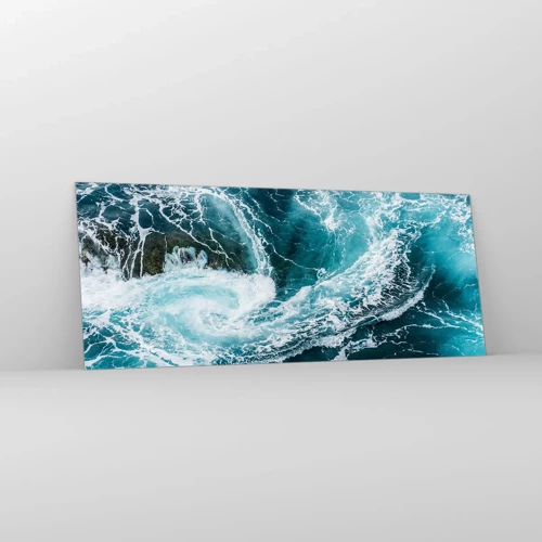 Impression sur verre - Image sur verre - La porte vers le centre de la Terre - 100x40 cm