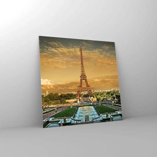 Impression sur verre - Image sur verre - La reine de Paris - 30x30 cm