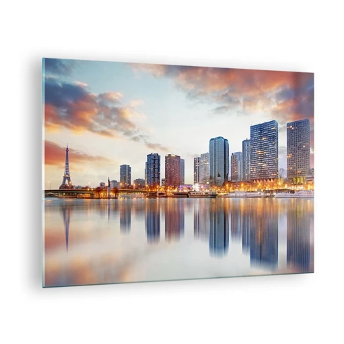 Impression sur verre - Image sur verre - La tranquillité monumentale de Paris - 70x50 cm