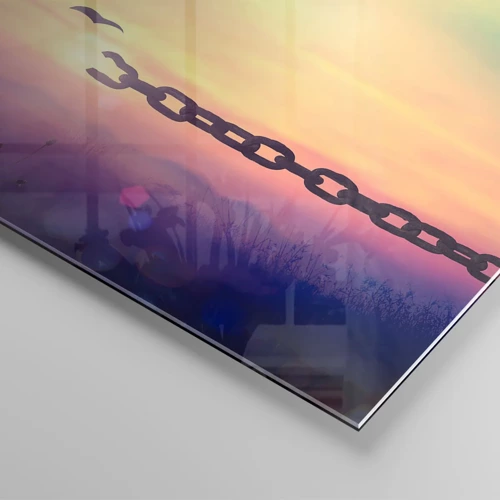 Impression sur verre - Image sur verre - La victoire de la liberté - 40x40 cm