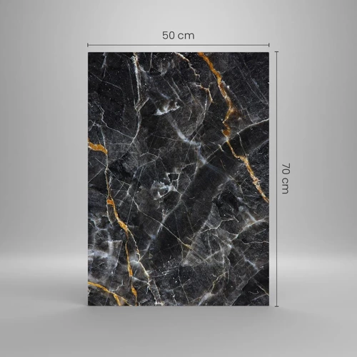 Impression sur verre - Image sur verre - La vie intérieure de la pierre - 50x70 cm