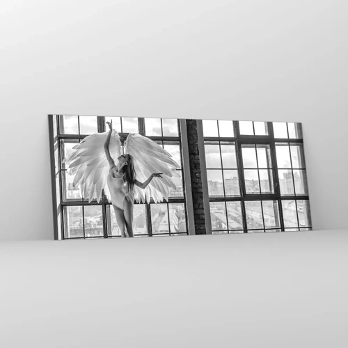 Impression sur verre - Image sur verre - La ville des anges? - 120x50 cm