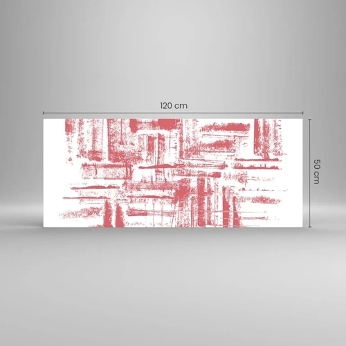 Impression sur verre - Image sur verre - La ville rouge - 120x50 cm