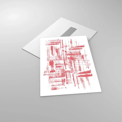 Impression sur verre - Image sur verre - La ville rouge - 50x70 cm