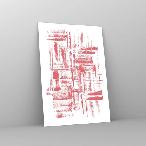 Impression sur verre - Image sur verre - La ville rouge - 50x70 cm