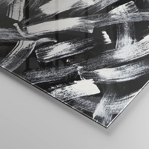 Impression sur verre - Image sur verre - L'abstraction dans l'esprit industriel - 120x80 cm