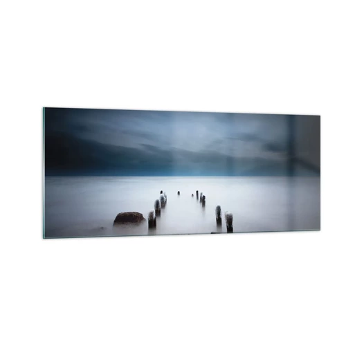 Impression sur verre - Image sur verre - Lac pensif - 100x40 cm