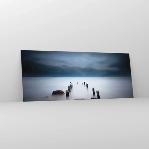Impression sur verre - Image sur verre - Lac pensif - 100x40 cm