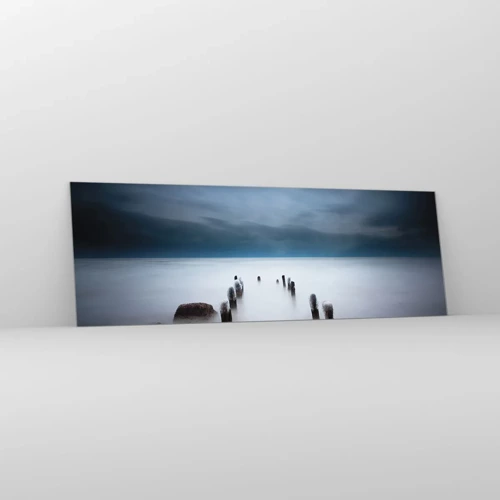 Impression sur verre - Image sur verre - Lac pensif - 90x30 cm