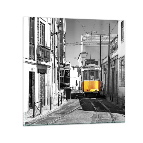 Impression sur verre - Image sur verre - L'âme de Lisbonne - 70x70 cm