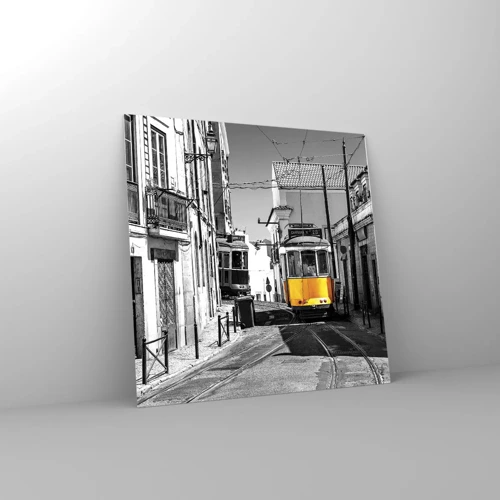 Impression sur verre - Image sur verre - L'âme de Lisbonne - 70x70 cm