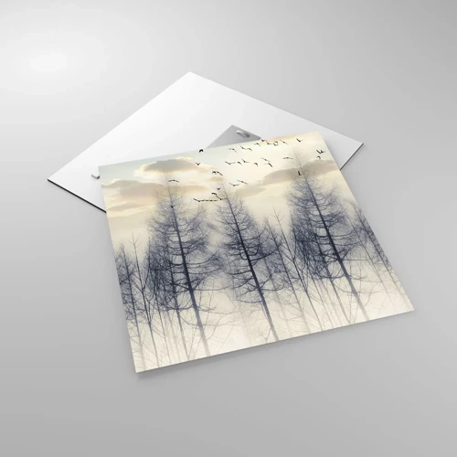 Impression sur verre - Image sur verre - L'âme de la forêt - 50x50 cm