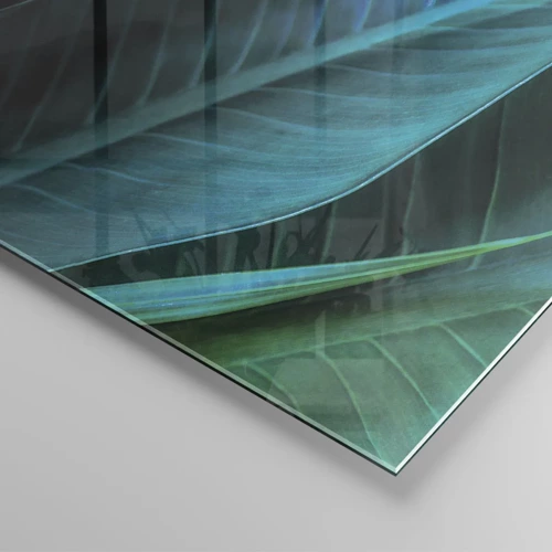 Impression sur verre - Image sur verre - L'anatomie du vert - 30x30 cm