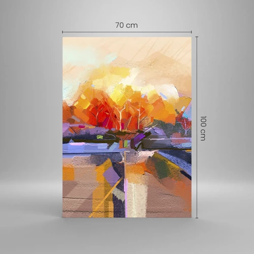 Impression sur verre - Image sur verre - L'automne est arrivé - 70x100 cm