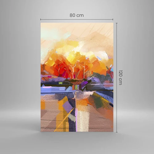Impression sur verre - Image sur verre - L'automne est arrivé - 80x120 cm