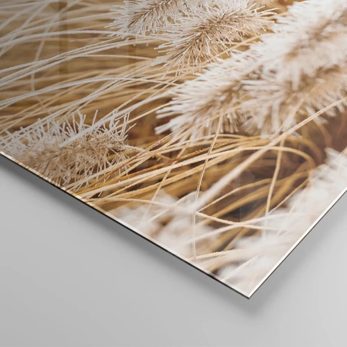 Impression sur verre - Image sur verre - Le bruissement doré de l'herbe - 120x50 cm