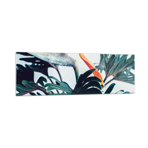 Impression sur verre - Image sur verre - Le buisson oiseaux - 160x50 cm