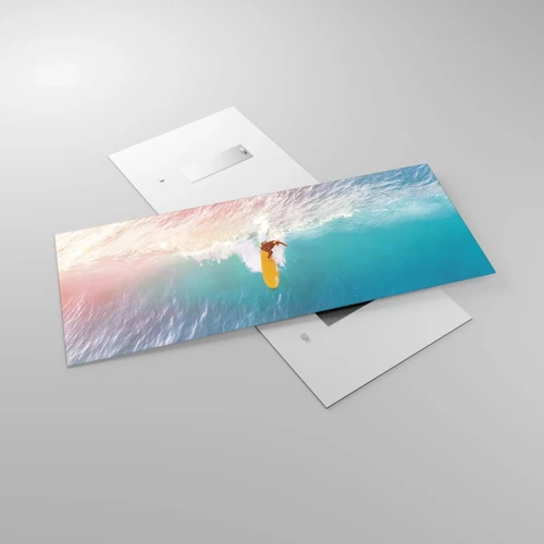 Impression sur verre - Image sur verre - Le cavalier de l'océan - 120x50 cm