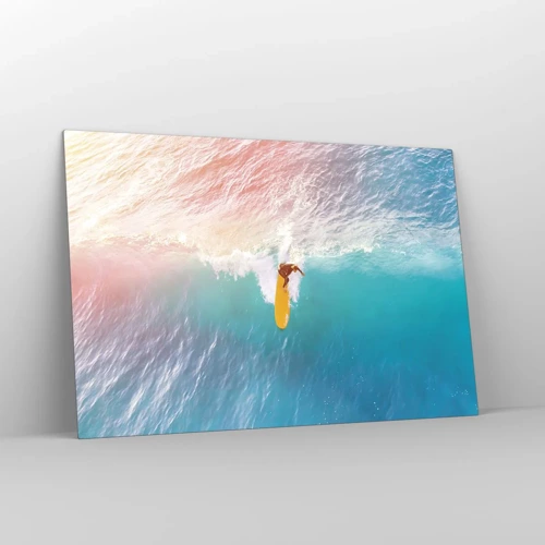 Impression sur verre - Image sur verre - Le cavalier de l'océan - 120x80 cm
