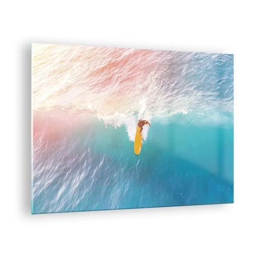 Impression sur verre - Image sur verre - Le cavalier de l'océan - 70x50 cm